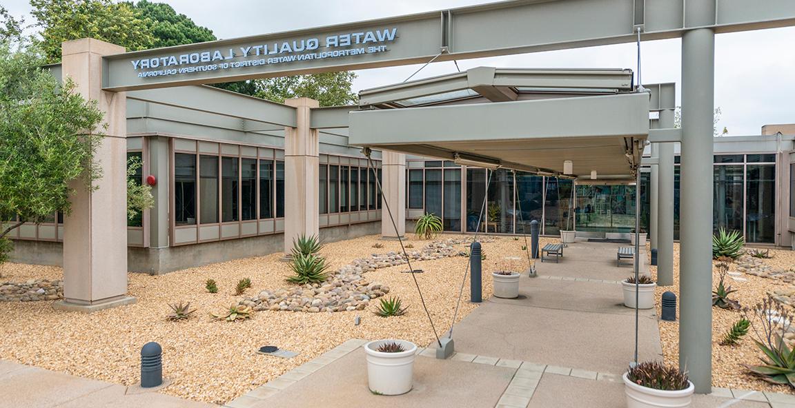 Water Quality Lab front entrance. May 24, 2018.